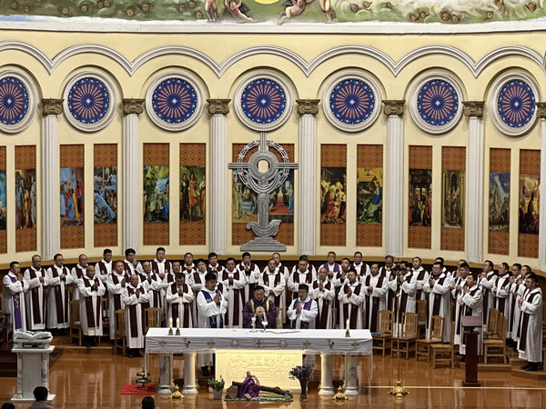 山西天主教长治教区全体神父年度避静圆满结束